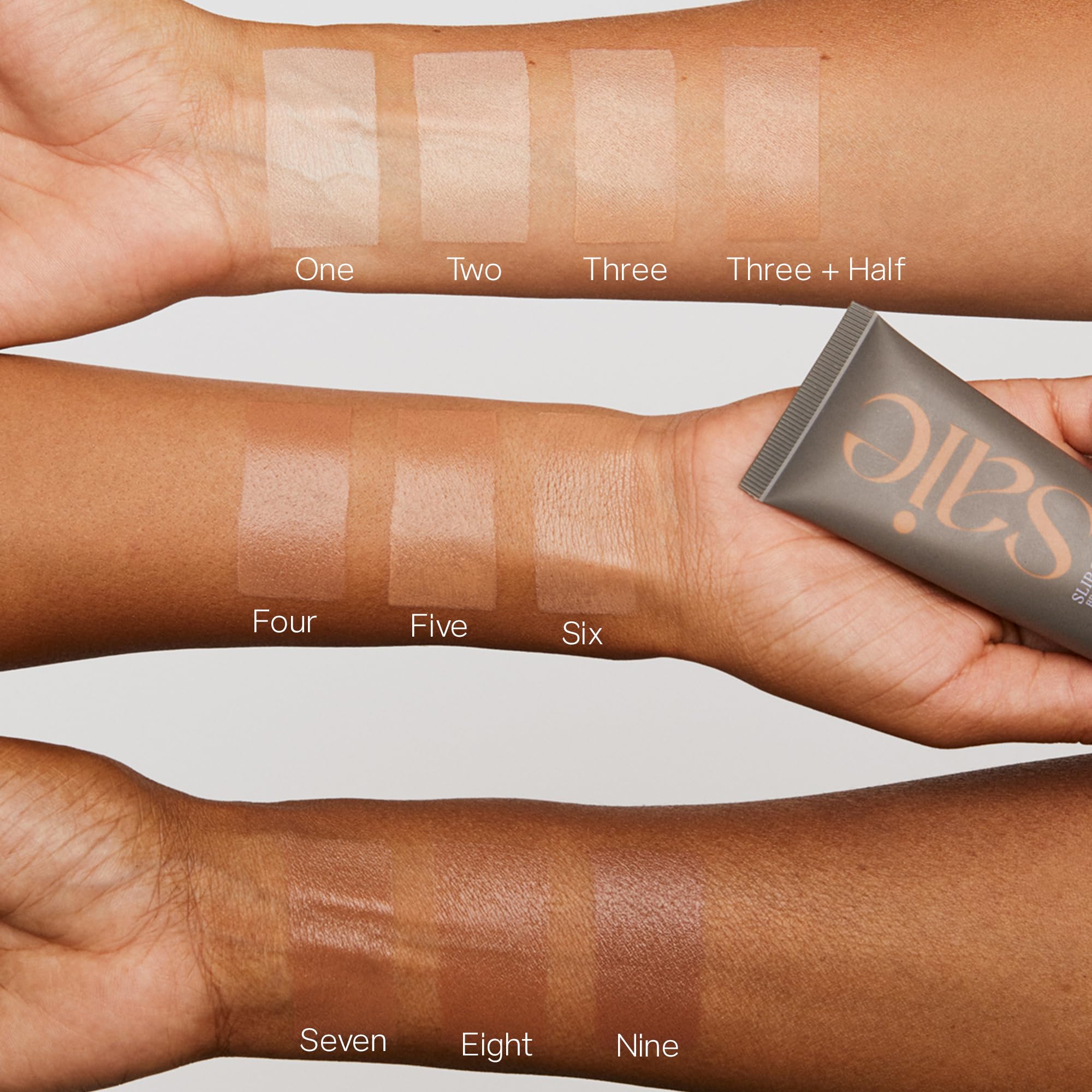 Saie Slip Tint SPF 35 Tinted Moisturizer - Shade Two | Glowy Hydrating Tint