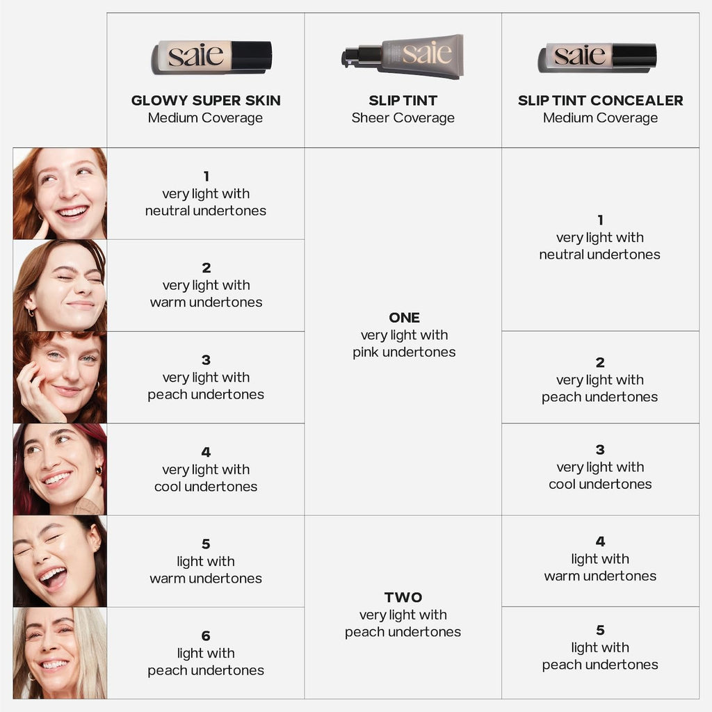 Saie Slip Tint SPF 35 Tinted Moisturizer - Shade Two | Glowy Hydrating Tint