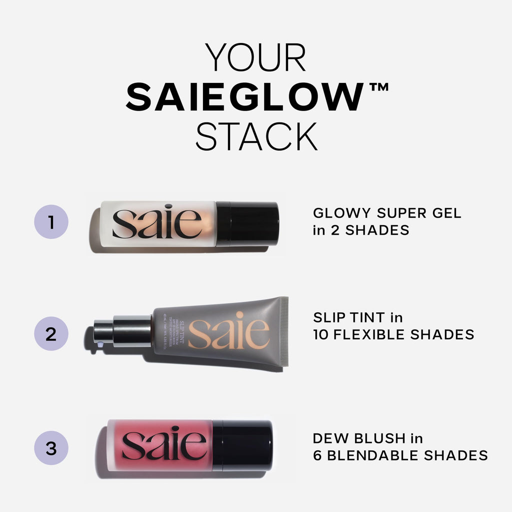 Saie Slip Tint SPF 35 – Light Coverage Tinted Moisturizer (Shade One) | 1.35 oz