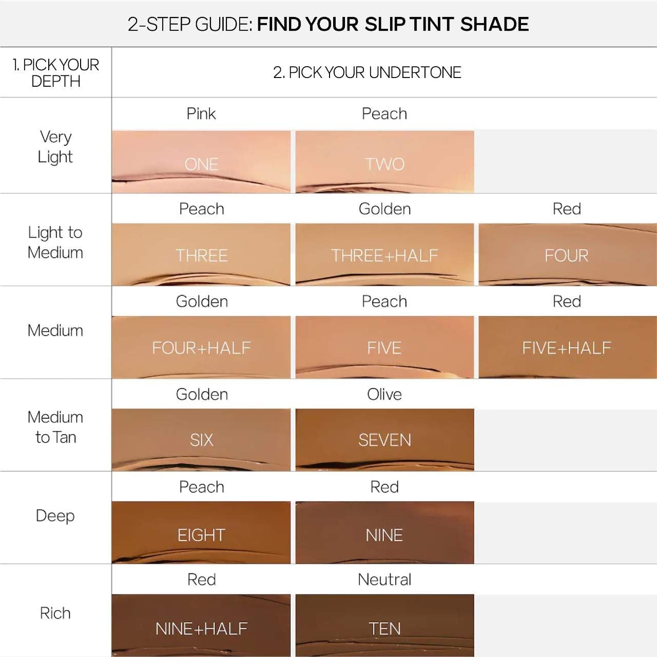 Saie Slip Tint Tinted Moisturizer SPF 35 | Shade Seven – Light Coverage, Hydrating Glow