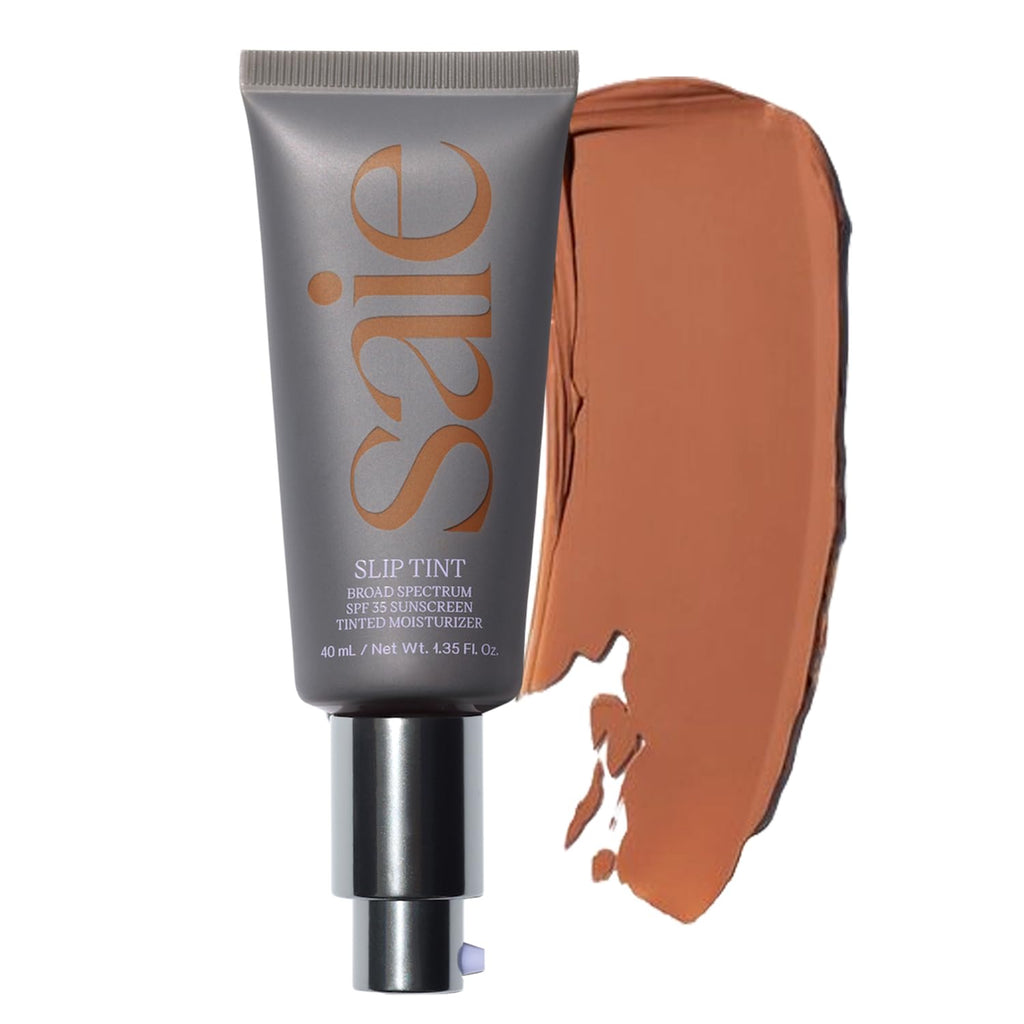 Saie Slip Tint Tinted Moisturizer SPF 35 | Shade Seven – Light Coverage, Hydrating Glow