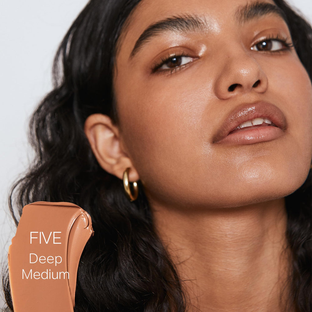 Saie Slip Tint SPF 35 - Light Coverage Tinted Moisturizer, Shade Five