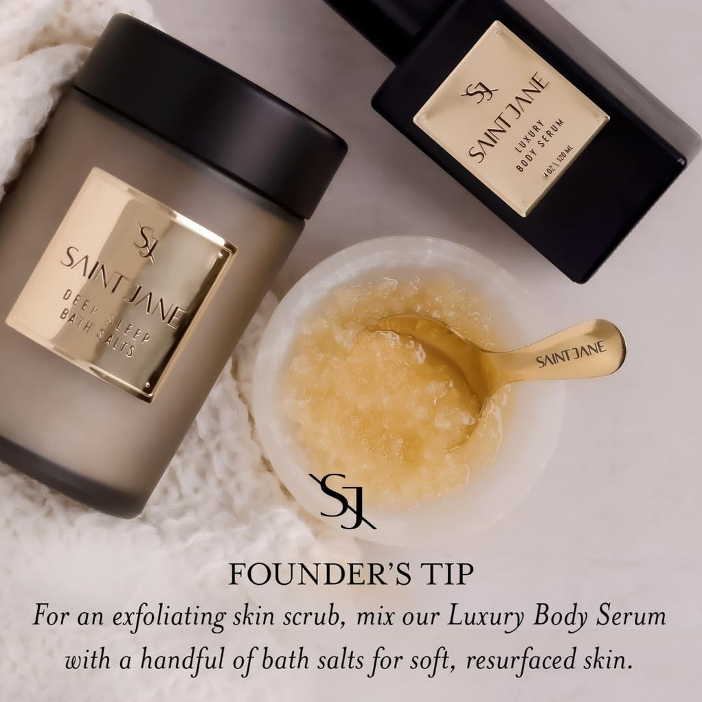 SAINT JANE Deep Sleep Bath Salts with Magnesium + Peptides | Floral Luxury Bath