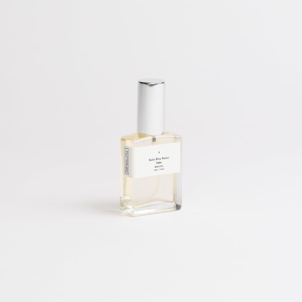 Saint Rita Parlor - Rita's Parfum: Luxury Unisex Fragrance with Vanilla Musk, Leather & Tobacco, Handcrafted in California