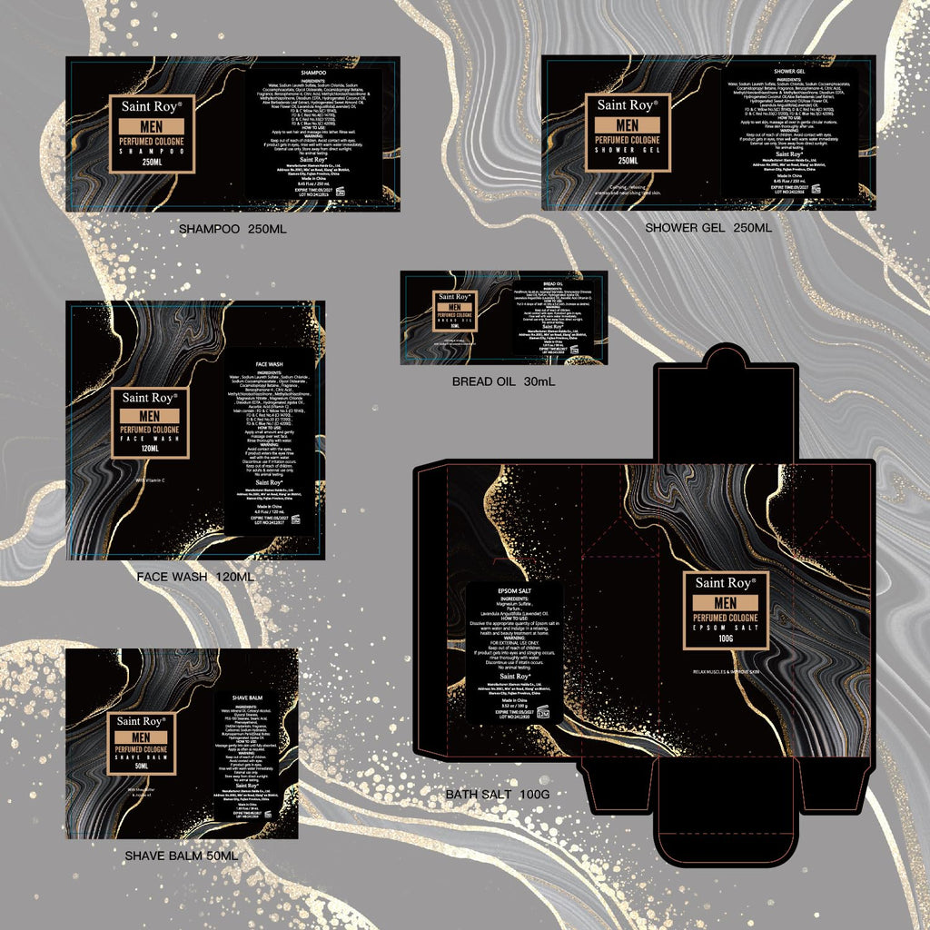 Saint Roy 14-Piece Grooming Gift Set for Men — Father's Day