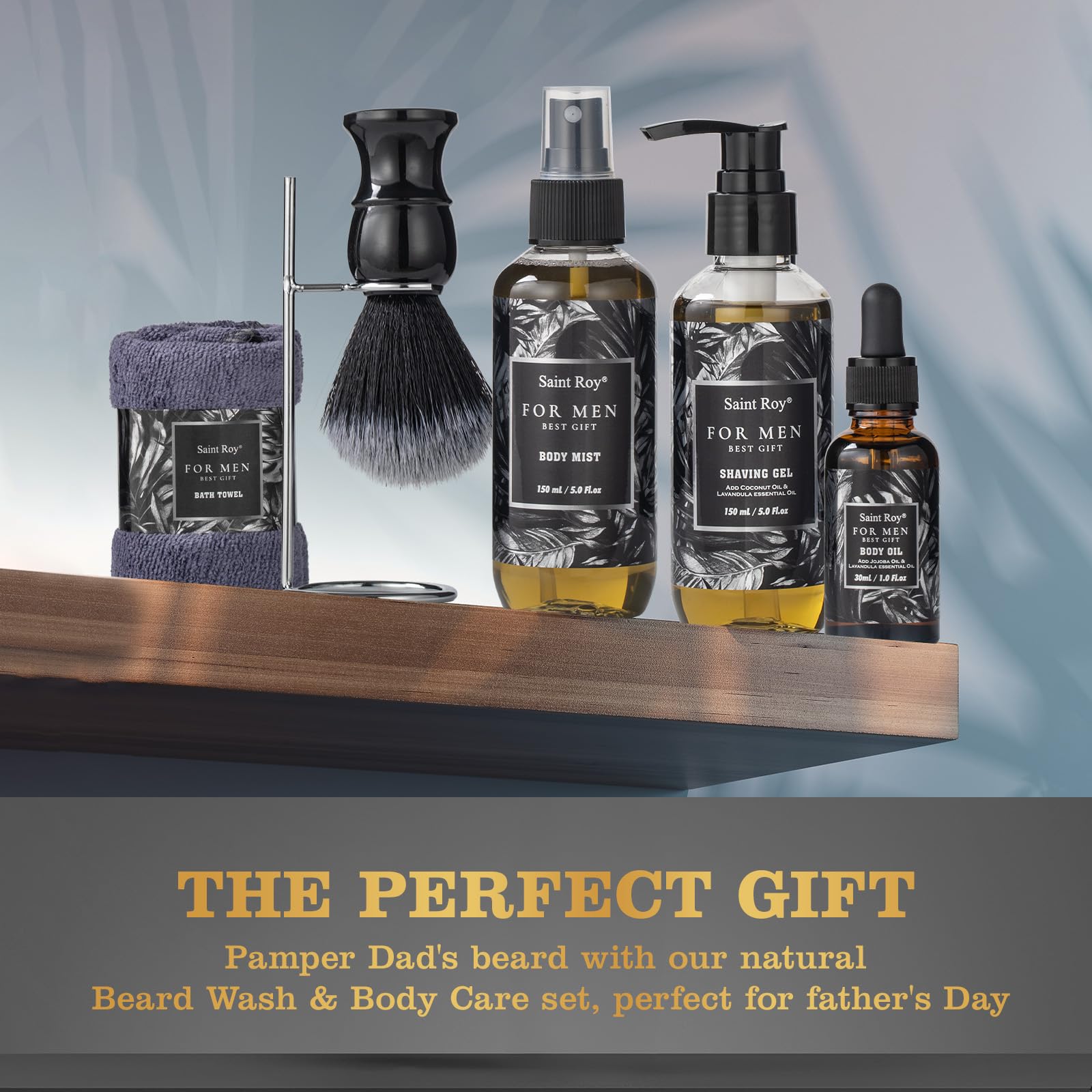 Saint Roy Fathers Bath Gift Set - Spa Gift for Men