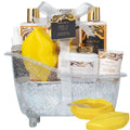 Saint Roy Spa Gift Basket | Luxury Almond Milk Vanilla Bath Set for Women