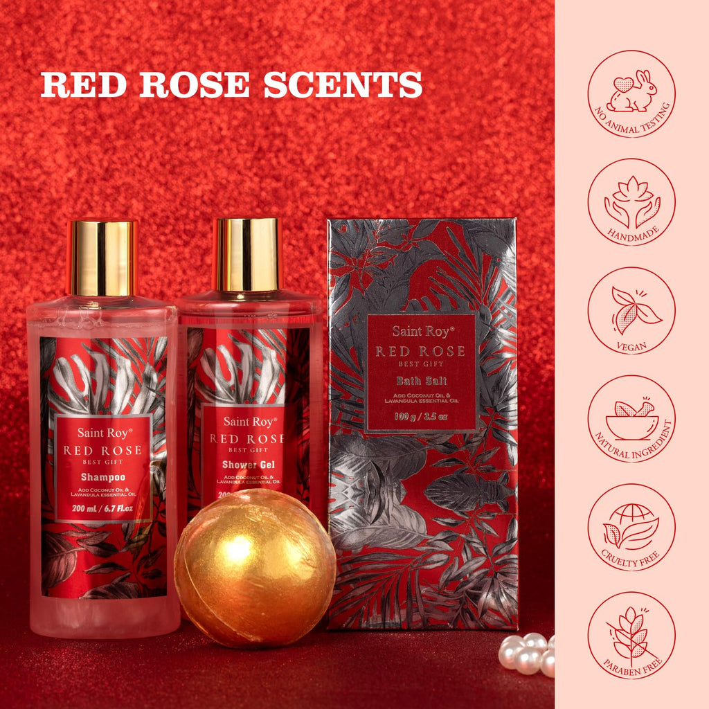 Saint Roy Christmas Spa Gift Set for Women – Luxurious Bath & Body Kit