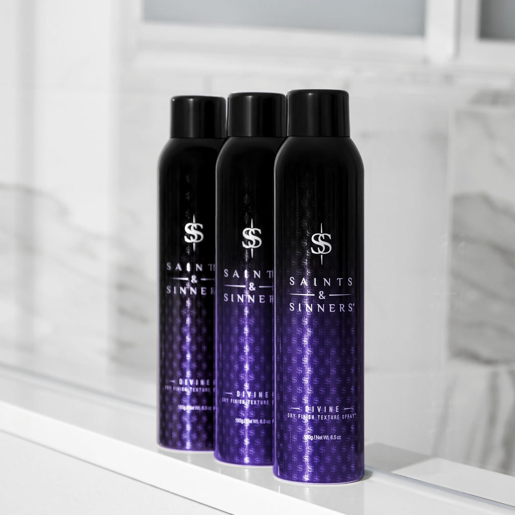 Saints & Sinners Divine Dry Finish Texture Spray for Volume, Texture and Body