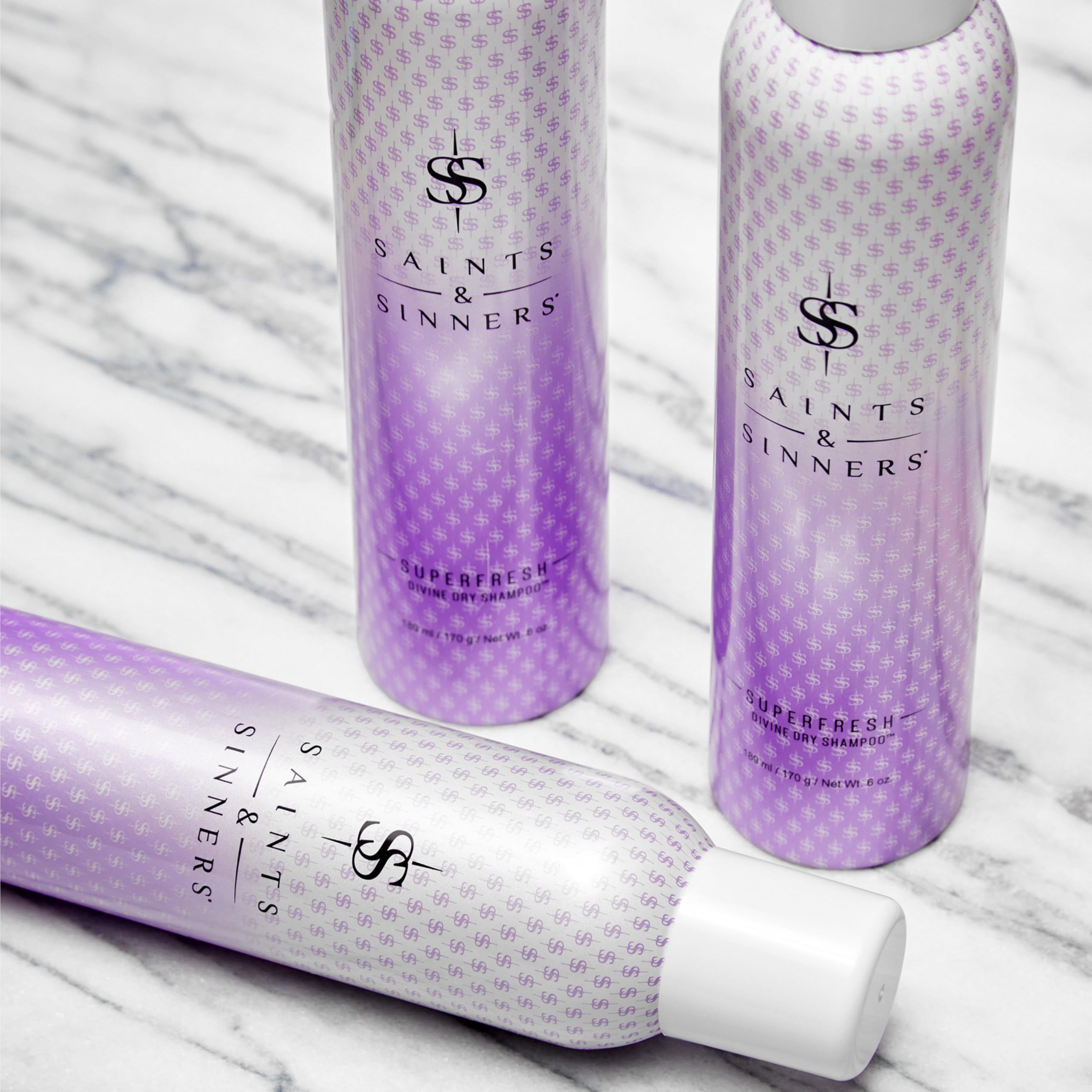 Saints & Sinners Superfresh Divine Dry Shampoo – Instant Refresh for All Hair Types | Vegan & Cruelty-Free