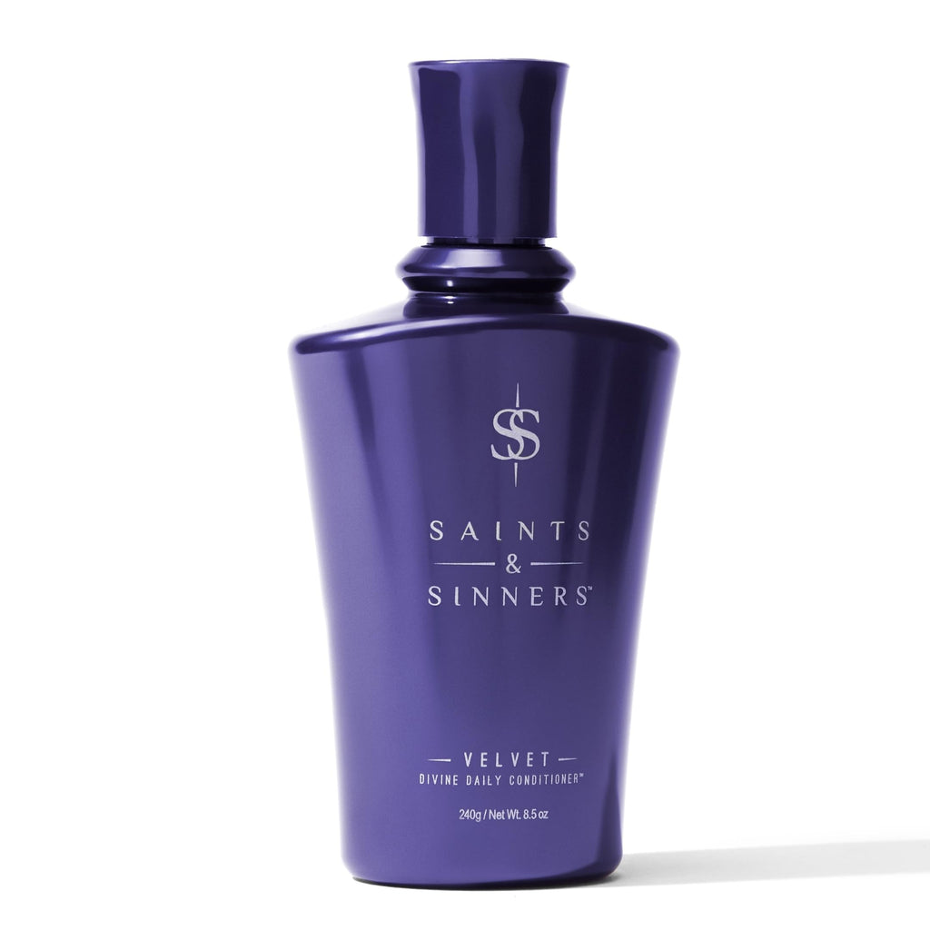 Saints & Sinners Velvet Divine Daily Conditioner – Moisture, Detangling & Frizz Control for Dry, Damaged Hair