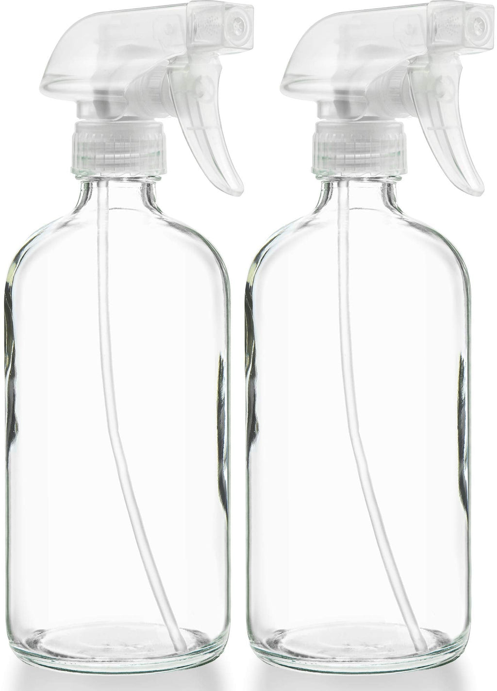 Sally's Organics Empty Glass Spray Bottles 16 oz - Refillable 2 Pack