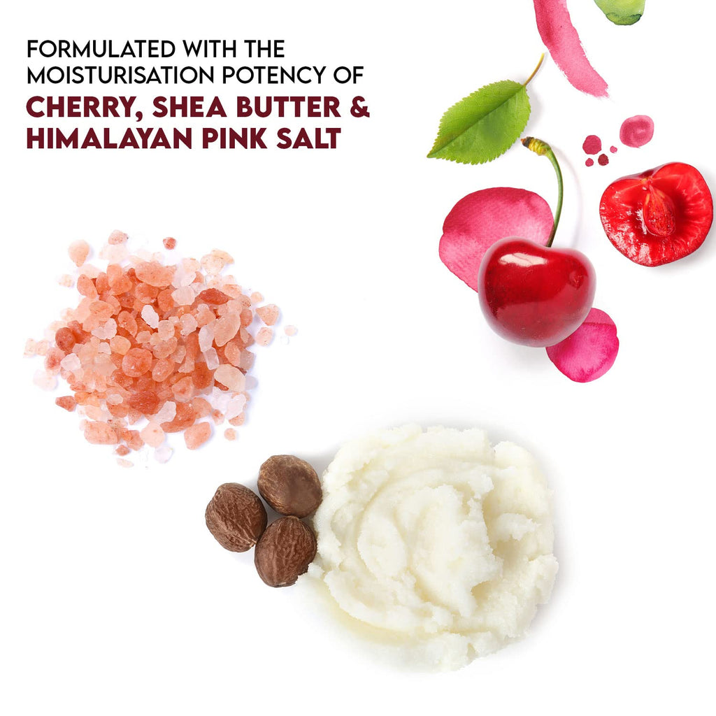 Salt Range Lip Balm with Cherry & Shea Butter – Hydrating Organic Lip Moisturizer, 12-Count Pack