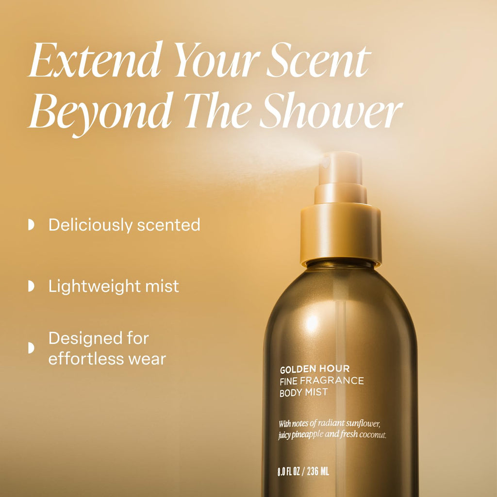 Saltair Body Mist 2 Pack – Golden Hour Fragrance, Lightweight Scent, 2x8oz