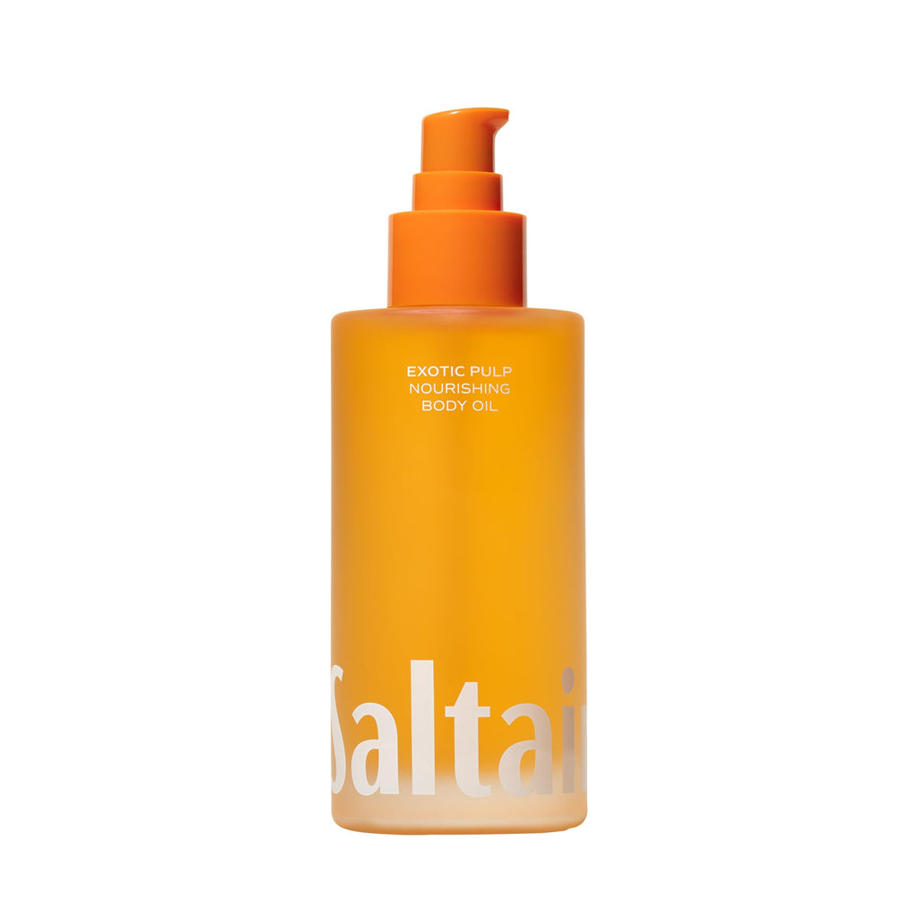 Saltair Body Oil – Exotic Pulp After Shower Hydration, Non-Greasy Botanical Moisturizer (4oz Pump)