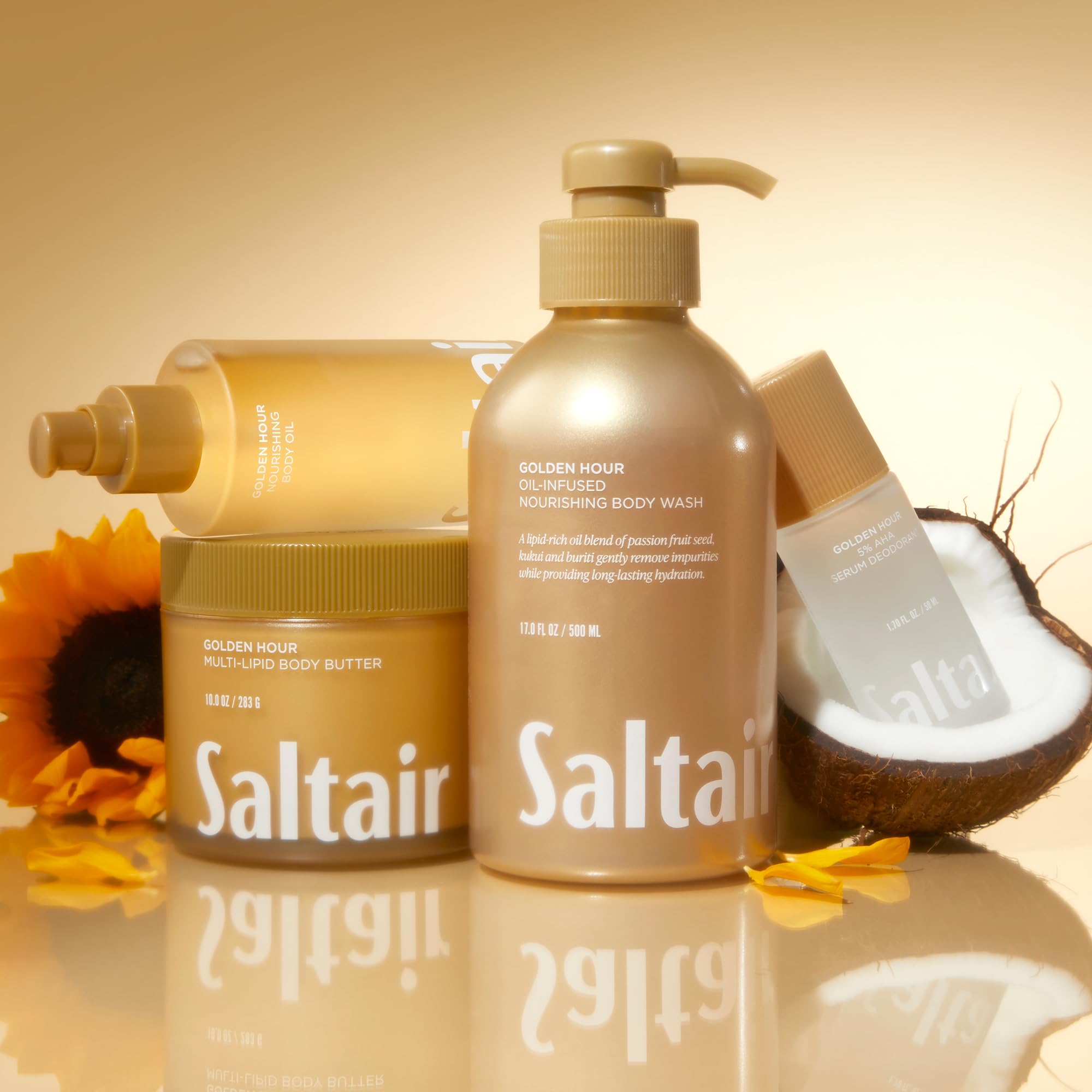 Saltair Multi-Lipid Body Butter | Rich Hydration with Ceramide Complex, Sea Buckthorn & Coconut Oil | 10oz Jar