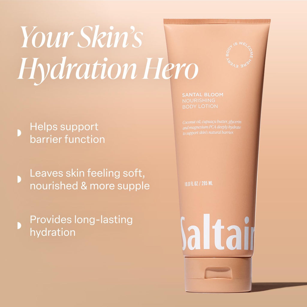 Saltair Body Lotion – 2 Pack Hydrating Moisturizer in Santal Bloom & Pink Beach