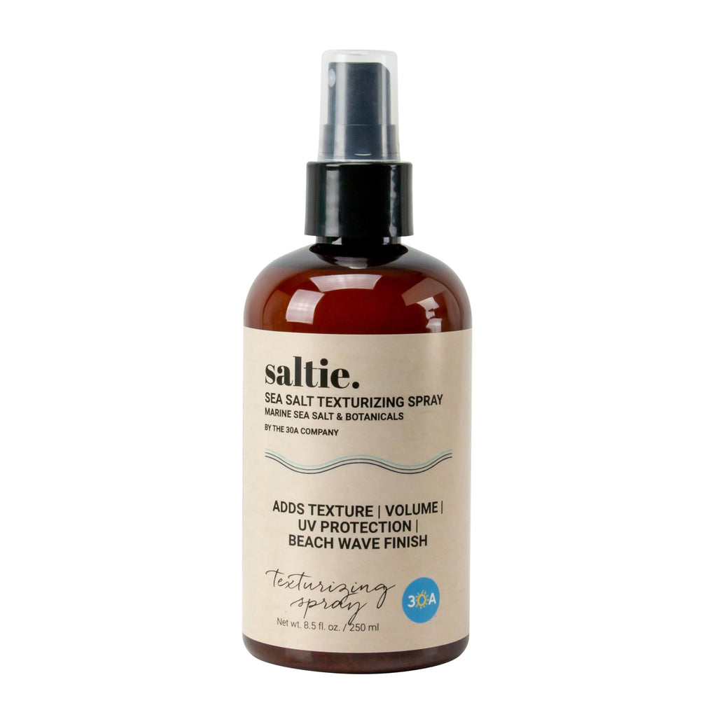 Saltie BY 30A Sea Salt Texturizing Spray – Beachy Volume, UV Protection, All Hair Types (8.5 oz/250 ml)