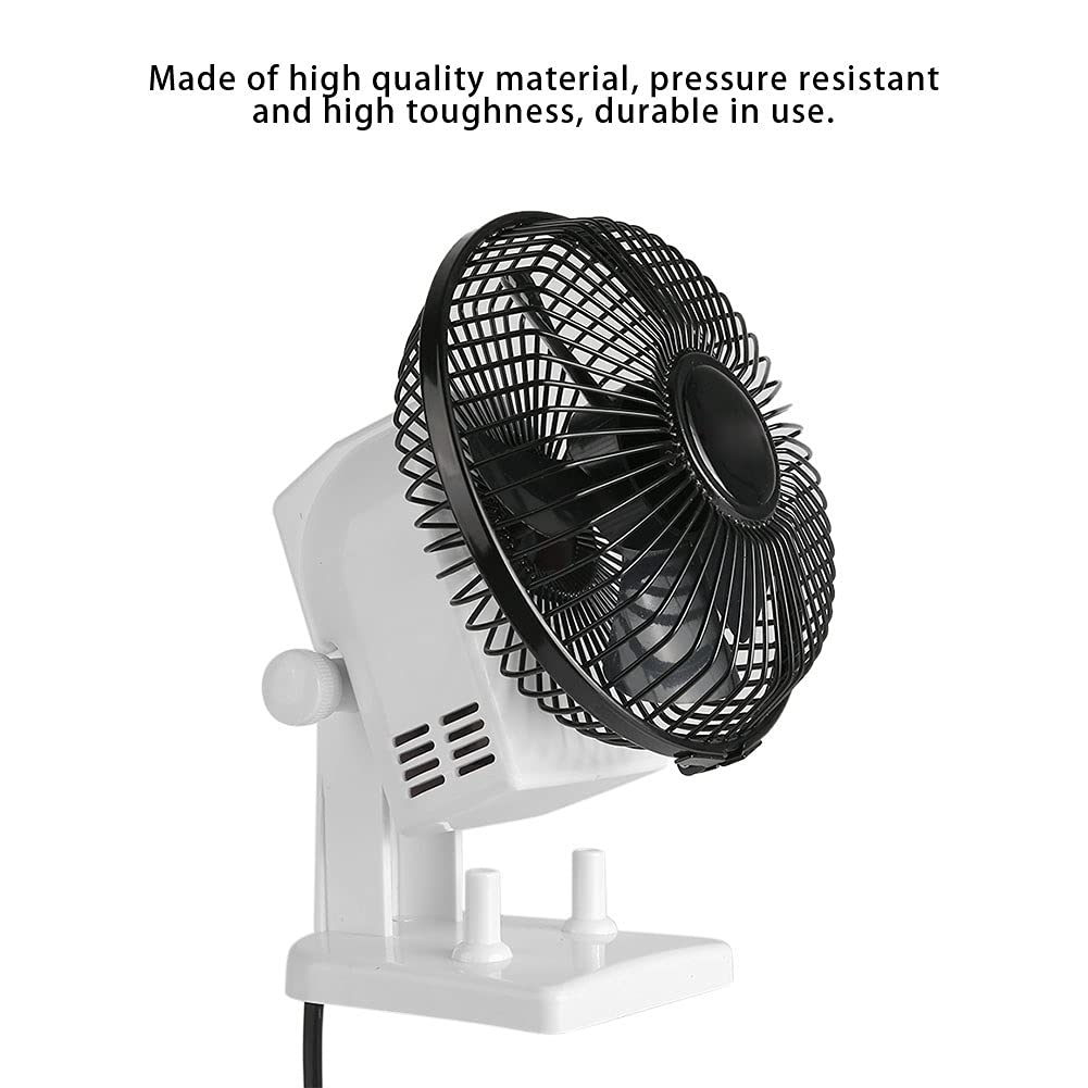 Saluaqui Mini Electric Nail Dryer Fan | Portable 2-Speed Table Desk Manicure Blower
