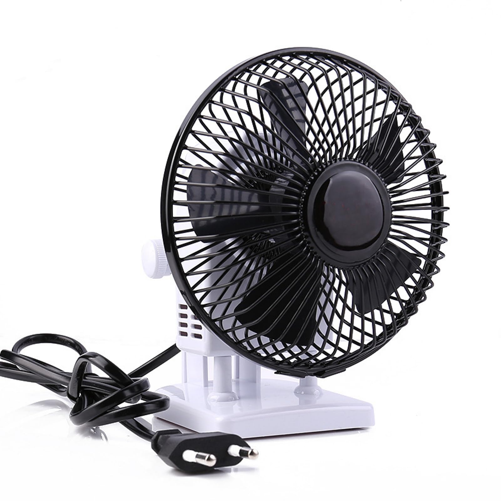 Saluaqui Mini Electric Nail Dryer Fan | Portable 2-Speed Table Desk Manicure Blower