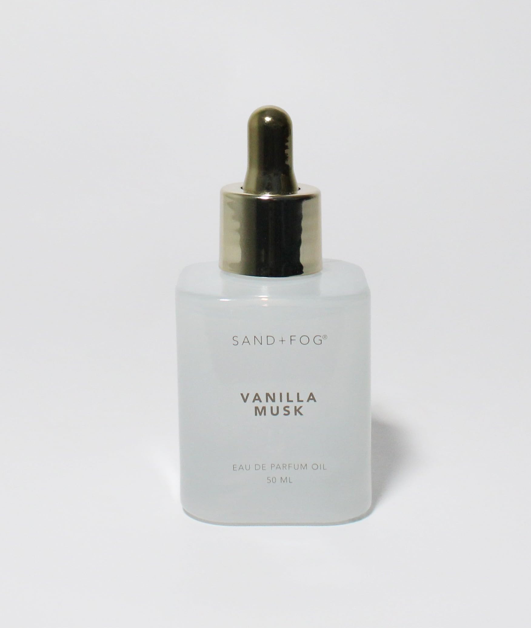Sand + Fog Vanilla Musk Perfume Oil Dropper 1.7 fl oz – Alcohol-Free, Long-Lasting Scent