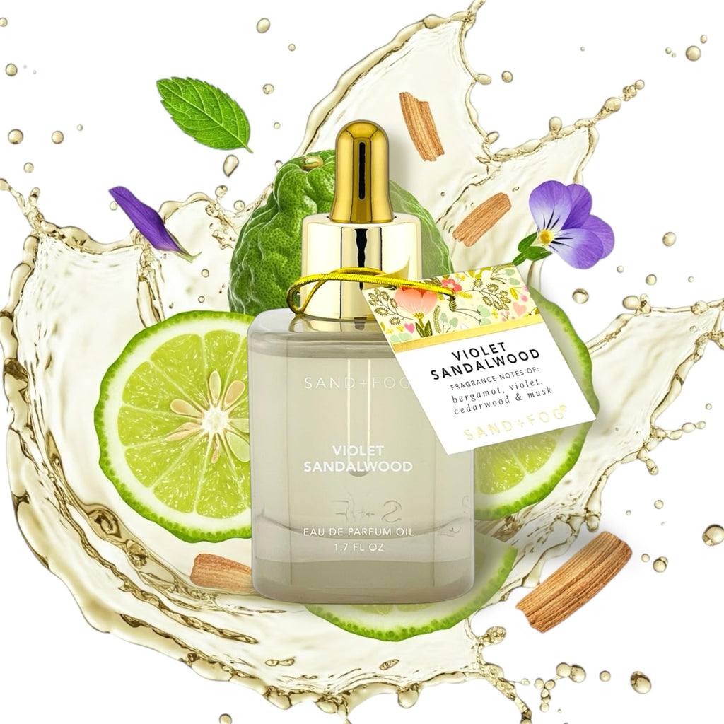 Sand + Fog Violet Sandalwood Eau de Parfum Oil 1.7oz | Luxury Fragrance