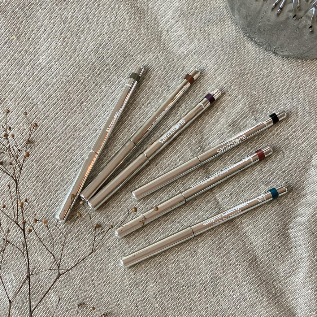 Sandstone Scandinavia Hypoallergenic Waterproof Eyeliner – Fragrance-Free Metallic Purple Space | Vegan & Cruelty-Free