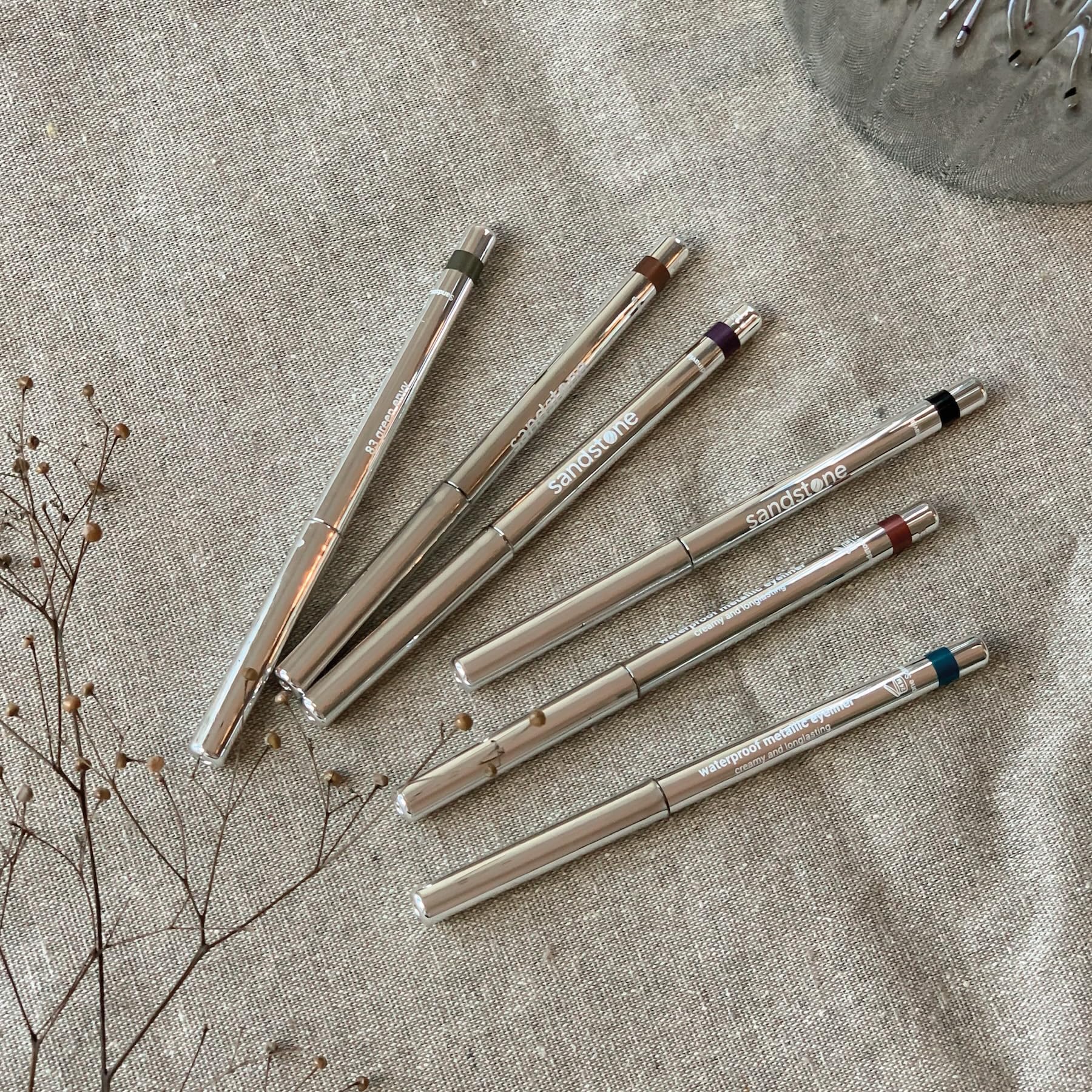Sandstone Scandinavia Hypoallergenic Waterproof Eyeliner – Fragrance-Free Metallic Purple Space | Vegan & Cruelty-Free