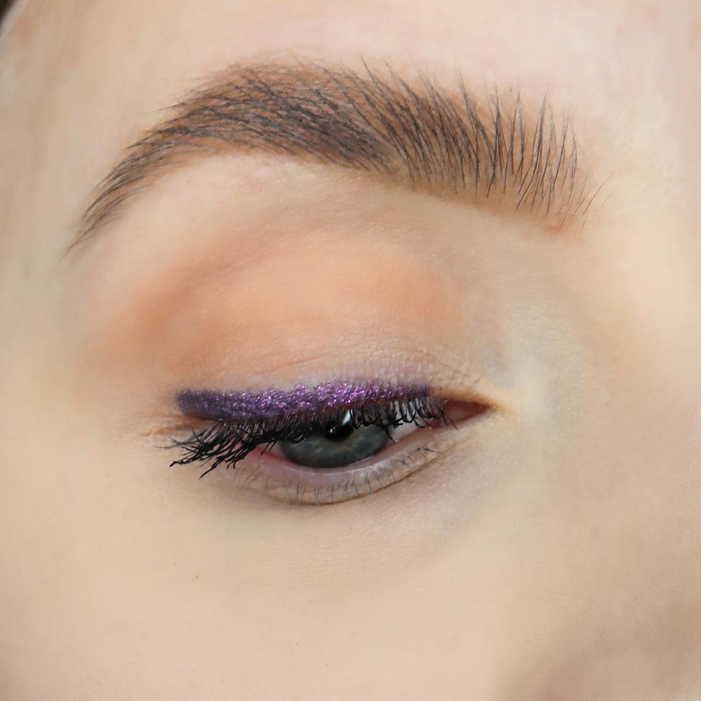 Sandstone Scandinavia Hypoallergenic Waterproof Eyeliner – Fragrance-Free Metallic Purple Space | Vegan & Cruelty-Free