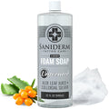 Saniderm Foaming Tattoo Soap (32oz Shop Size) – Gentle Cleanse with Colloidal Silver, Aloe Vera & Sea Buckthorn