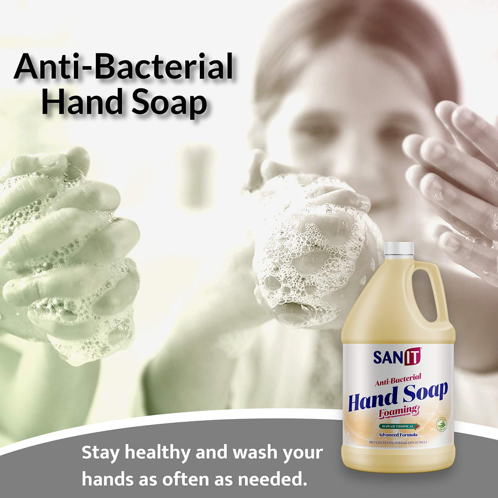 Sanit Antibacterial Foaming Hand Soap Refill – Aloe Vera Moisturizers | Made in USA