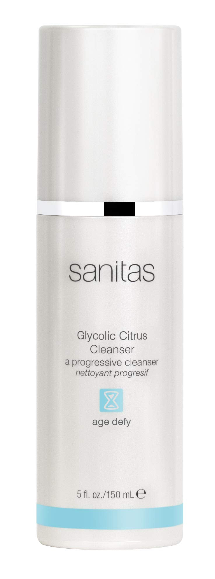 Sanitas Glycolic Citrus Cleanser | Exfoliating Facial Cleanser with Glycolic Acid, 5 oz