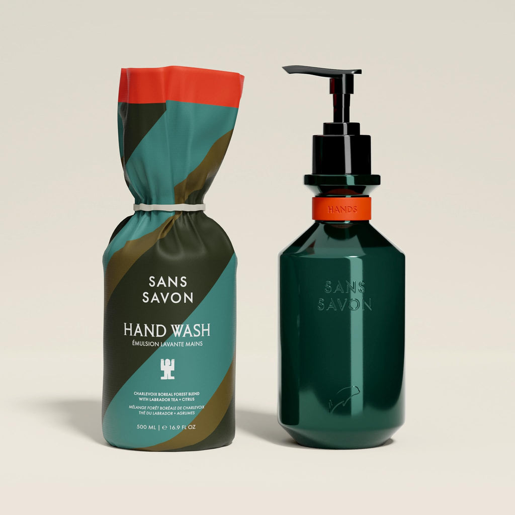 Sans Savon Hand Wash – Deeply Nourishing, Soap-Free Micellar Cleanser with Boreal Forest Scent