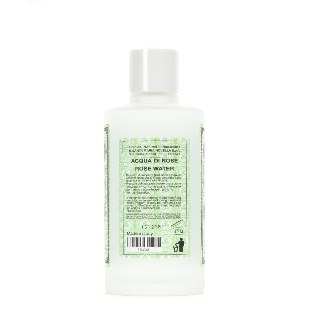 Santa Maria Novella Rose Water 250 ml (7011603) – Alcohol-Free, Refreshing Rose Toner