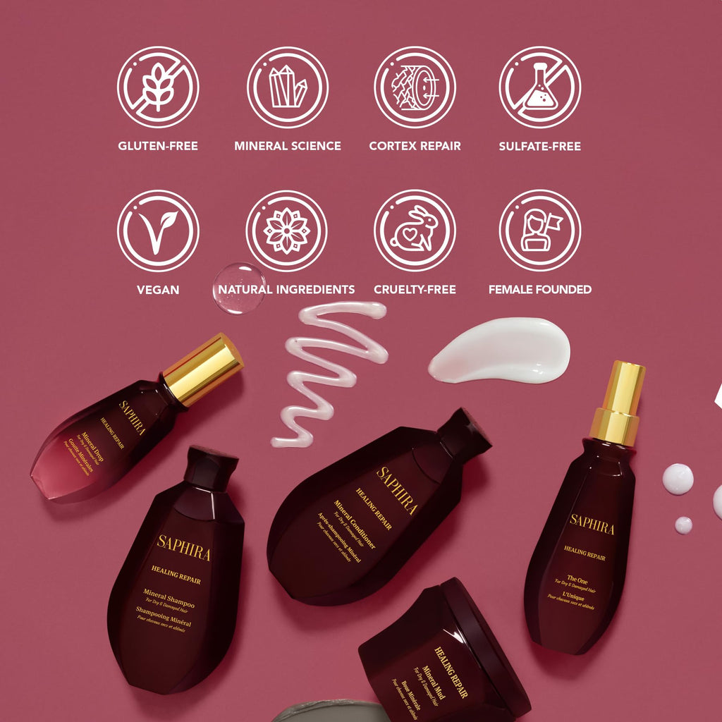 Saphira Healing Repair Kit | Shampoo, Mineral Mud & The One