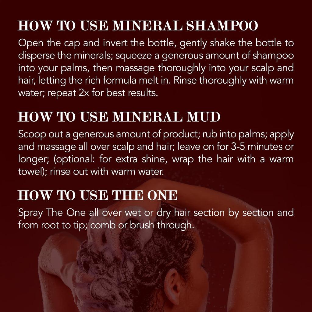 Saphira Healing Repair Kit | Shampoo, Mineral Mud & The One