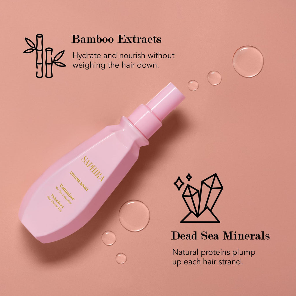 Saphira Volume Boost Kit — Shampoo, Conditioner & Volumizer