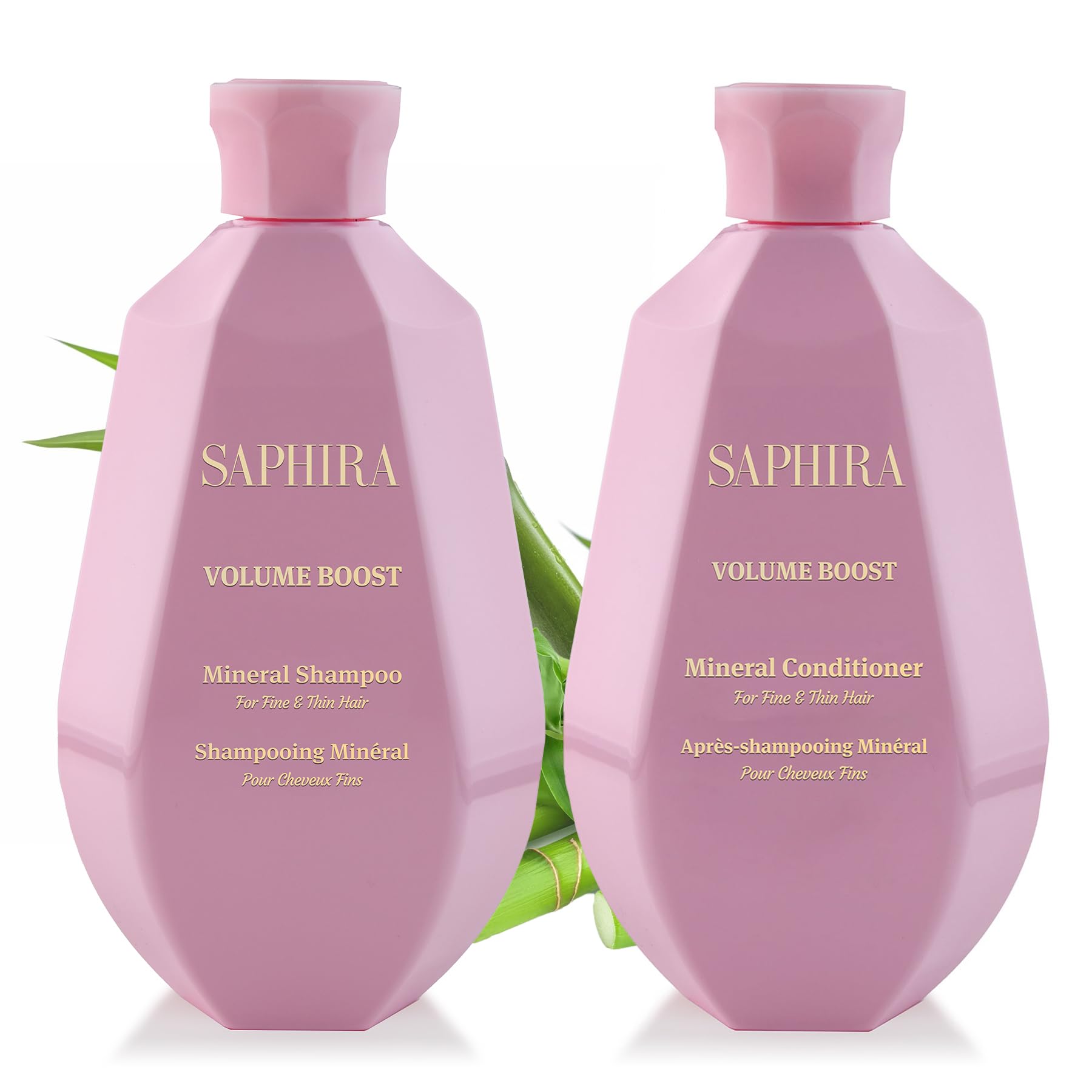 Saphira Volume Boost Shampoo & Conditioner Duo – 8.5oz/250ml