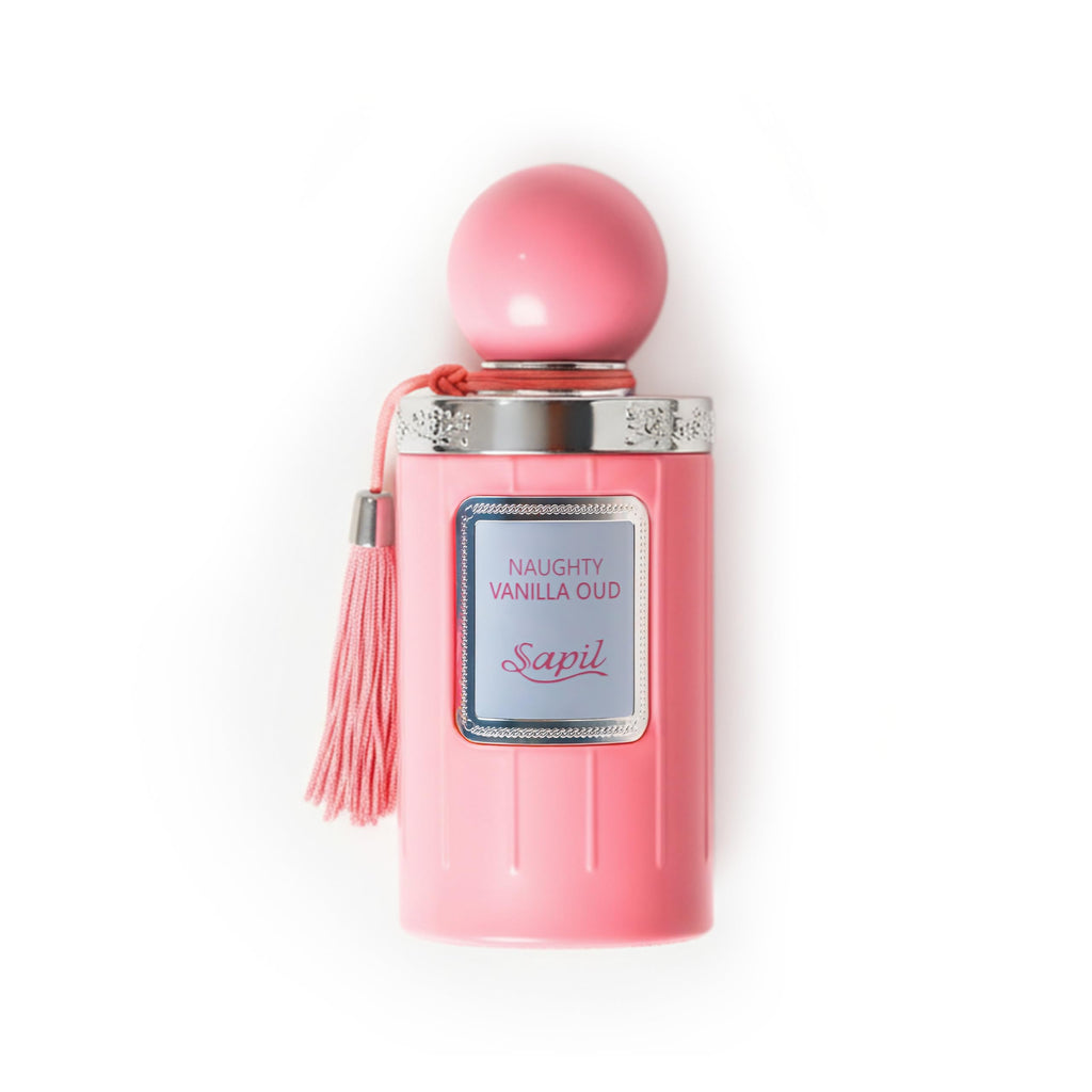 Sapil Naughty Vanilla Oud Eau de Parfum – Unisex Gourmand Scent with Vanilla, Honey & Amber | 3.4 oz / 100 ml
