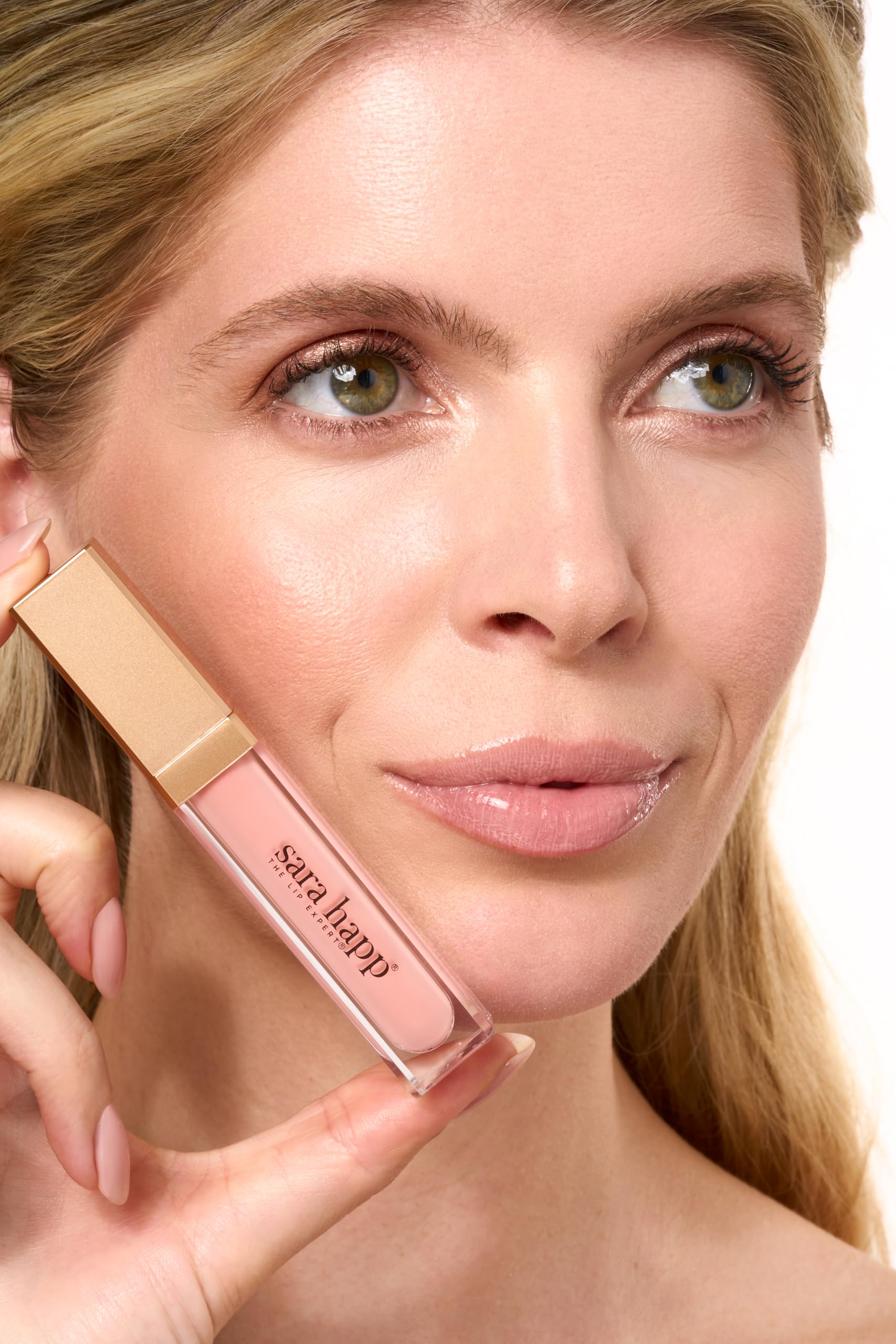 Sara Happ Ballet Slip Luxe Gloss – High-Impact Shine, Long-Lasting Hydration, Ballet Pink Lip Gloss 0.21 fl oz