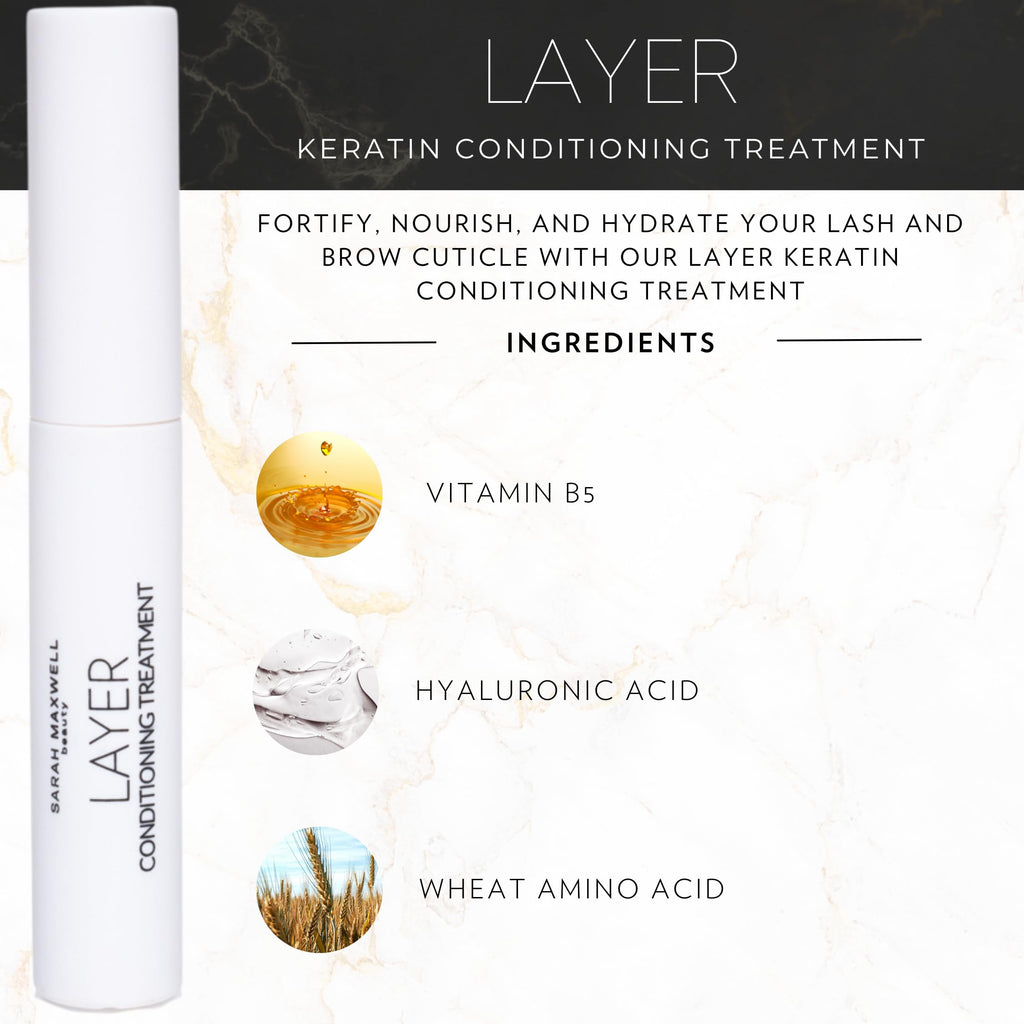 Sarah Maxwell Beauty - LAYER Keratin Conditioning Treatment for Lashes & Brows