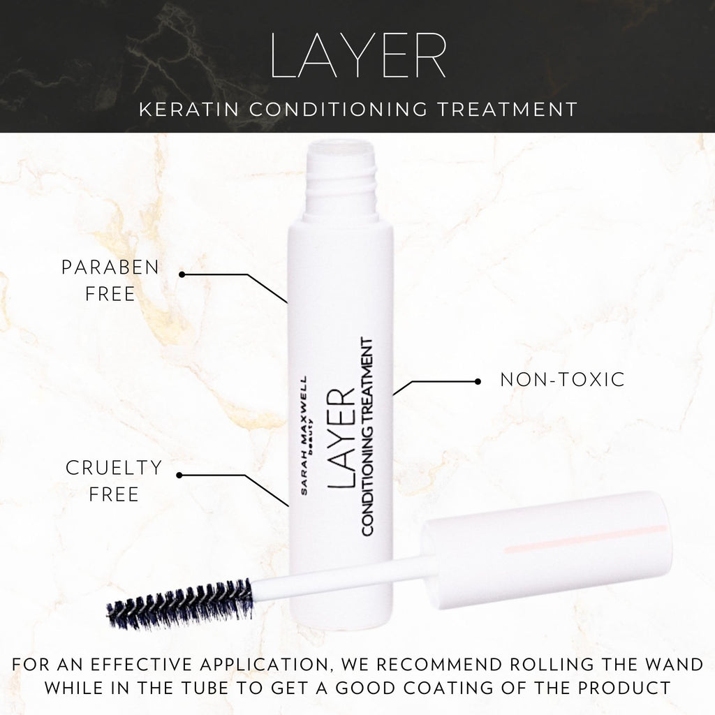 Sarah Maxwell Beauty - LAYER Keratin Conditioning Treatment for Lashes & Brows