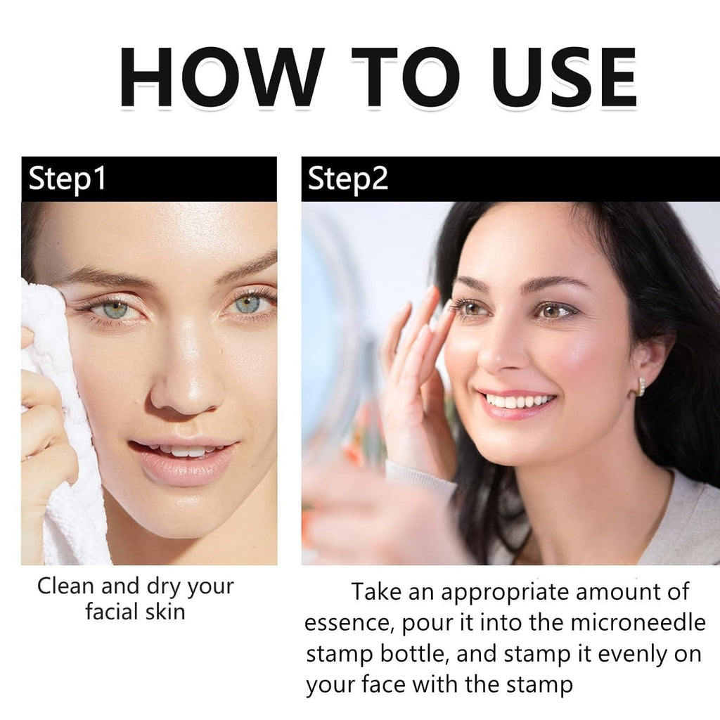 Saranova Beauty Micro Infusion System for Face — Moisturizing Serum & Stamp (1-Month Supply)