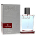 Swiss Army Steel Eau de Toilette Spray for Men, 3.4 oz / 100 ml