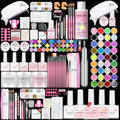 SAVILAND Acrylic Nail Kit with Drill – DIY Nail Extensions, Gel Polish & Portable Lamp