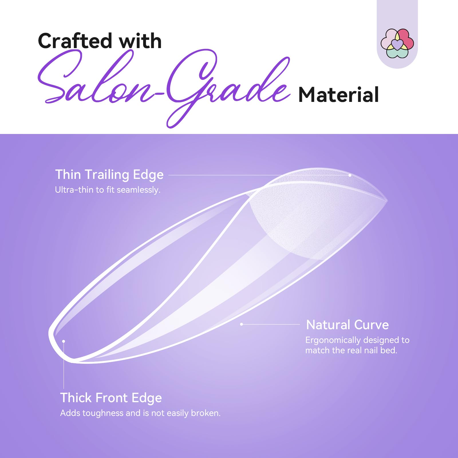 SAVILAND Gel Nail Kit — 500 XS Extra Short Tips, Drill Kit & Mini Lamp for DIY At-Home Nails