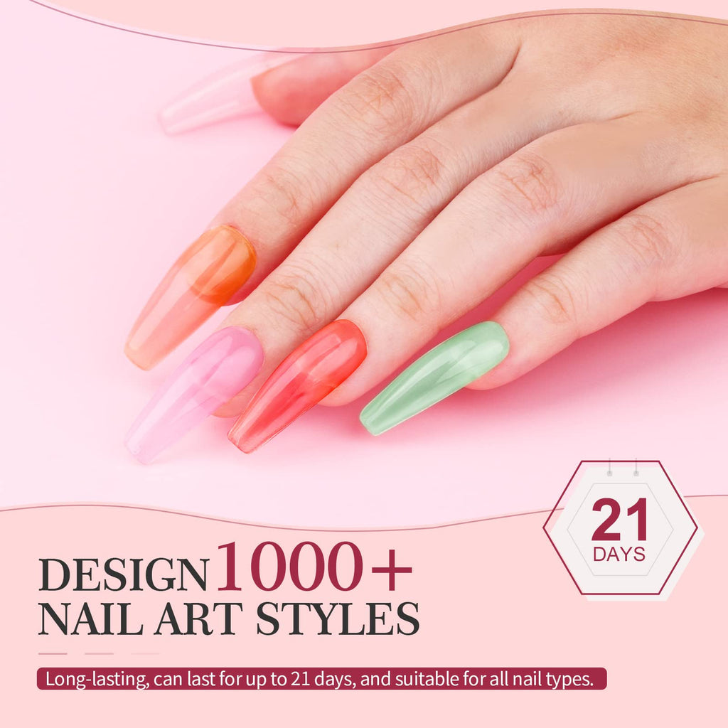 SAVILAND Jelly Gel Nail Polish Set – 30 Colors, 180 Finishes (Sheer, Matte, Glossy)