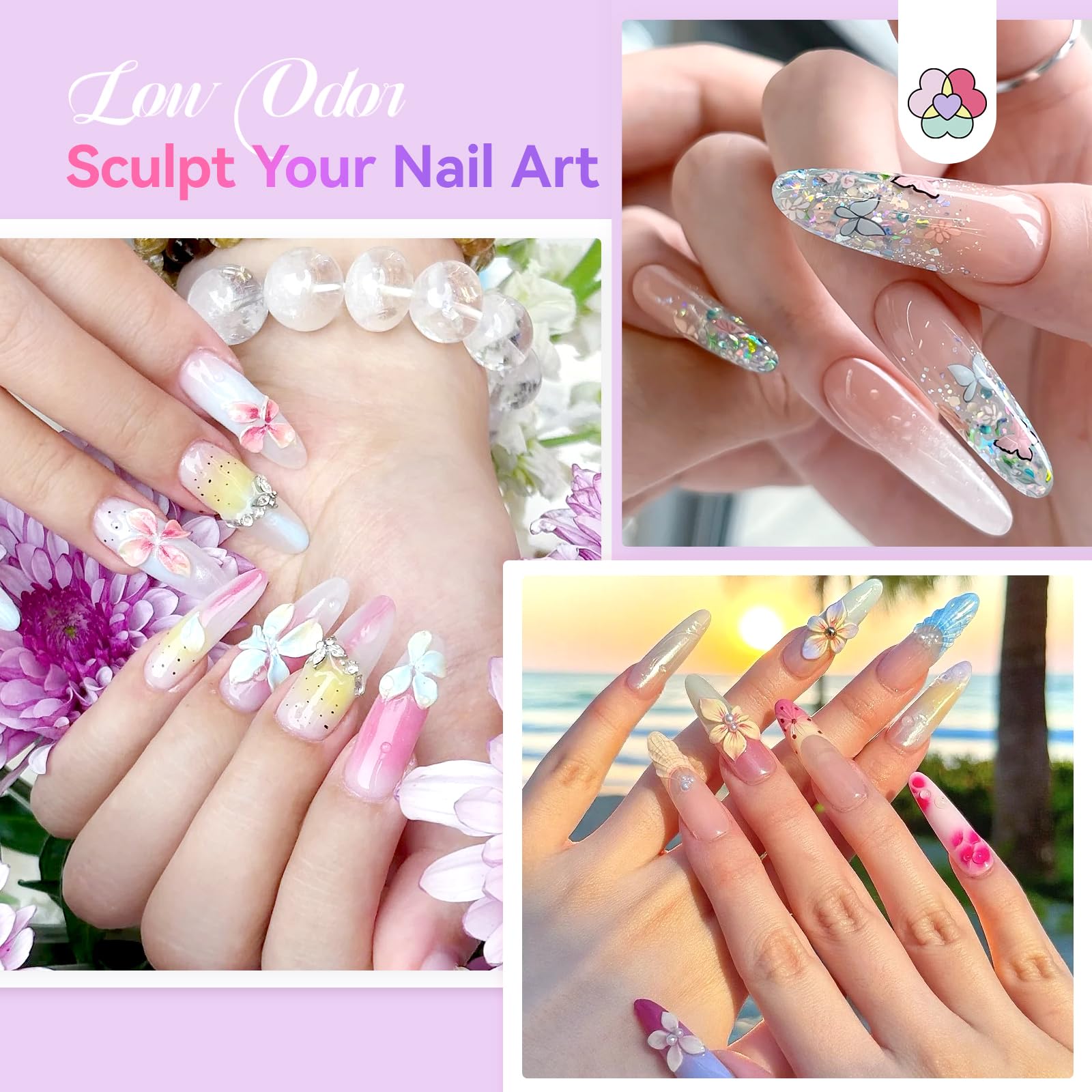 SAVILAND Acrylic Nail Kit – Premium All-In-One Starter Set for Easy At-Home Manicures