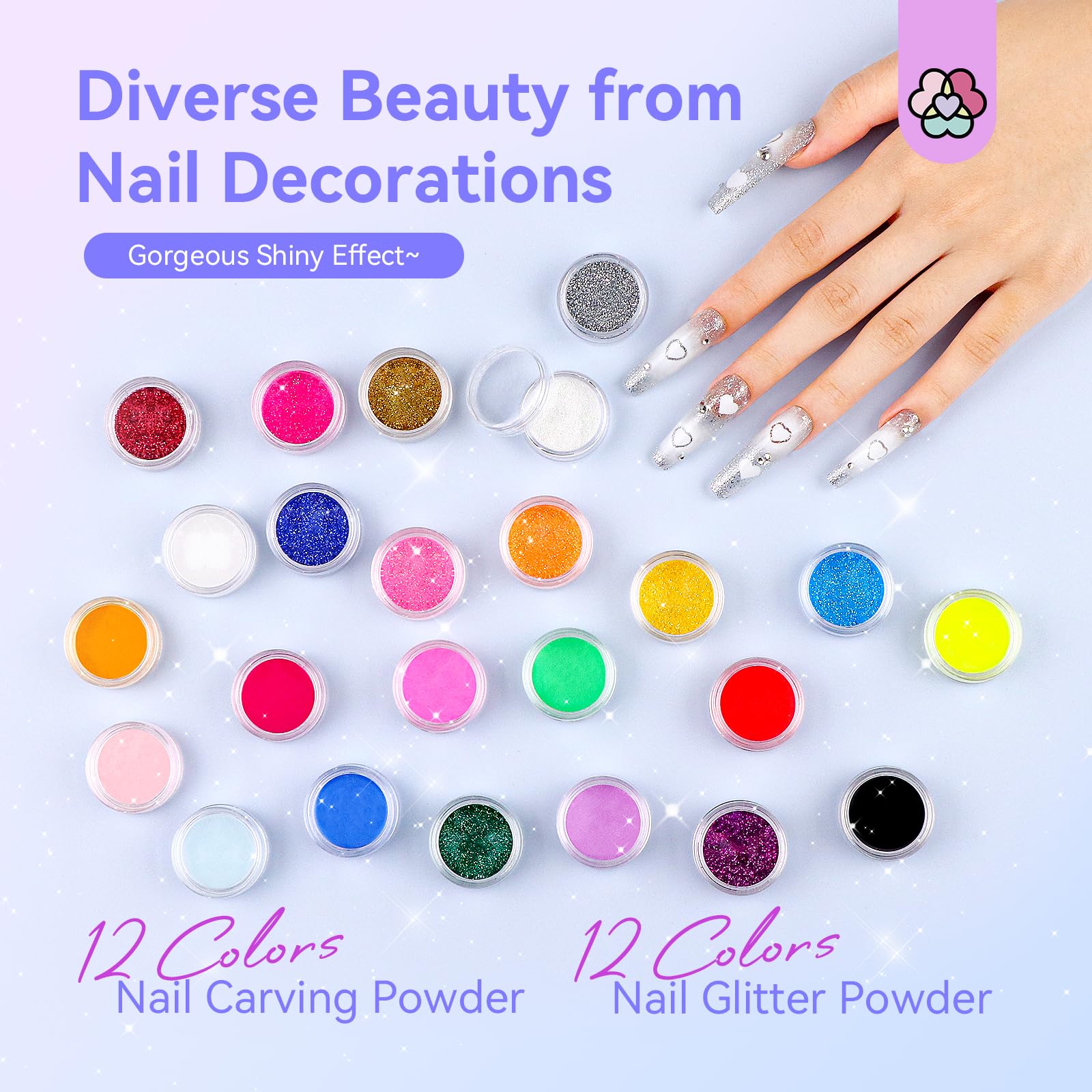 SAVILAND Professional Acrylic Nail Kit with Drill — Beginner Starter Set for Home Manicure