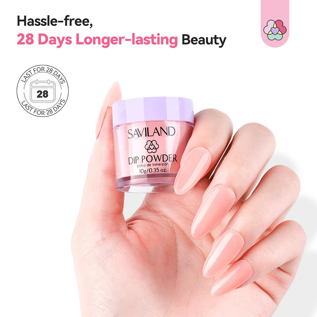 SAVILAND Dip Powder Nail Kit with Drill – 20 Winter Shades, 28-Day Wear, At-Home Salon Quality